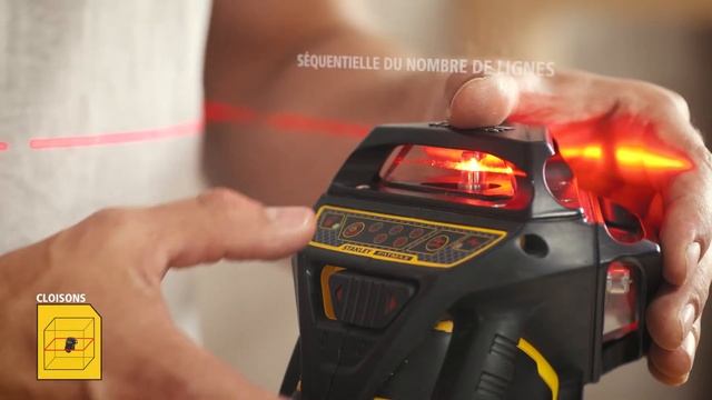 Stanley FatMax® X3R Niveau laser 3x 360° aux Faisceaux Rouges смотреть онлайн