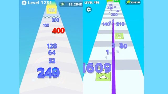 Lets Play Numbers Game - Number Master Vs Merge Numner Run || All Levels Walkthtough смотреть онлайн