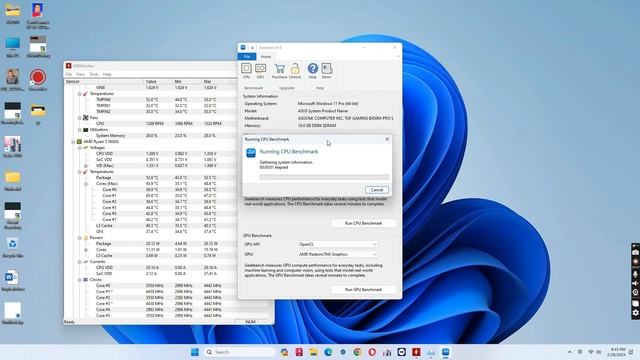 Ryzen 5600G Benchmark. CINEBENCH R23; Geekbench-6; PassMark; CPU-Z AMD CPU Performance Test смотреть онлайн