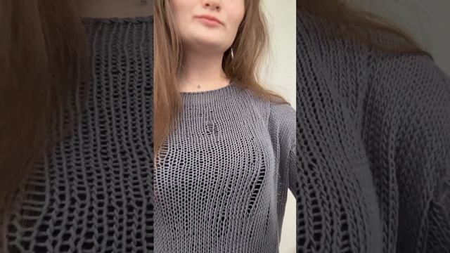 Паутинка из хлопка с рванью. Хочешь научиться вязать такую ставь + в комментариях смотреть онлайн