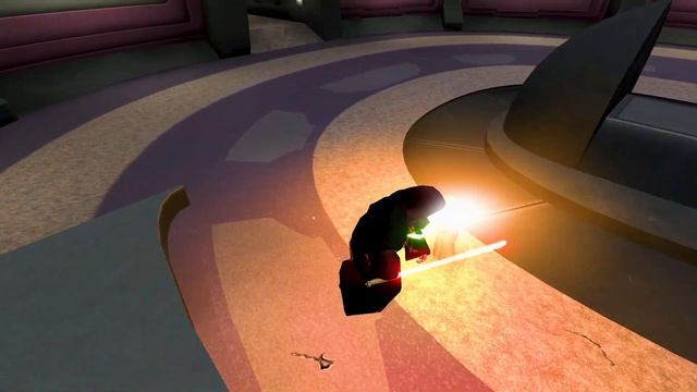 Master Yoda vs Darth Sidious - Star Wars Jedi Knight: Jedi Academy NPC Battle смотреть онлайн