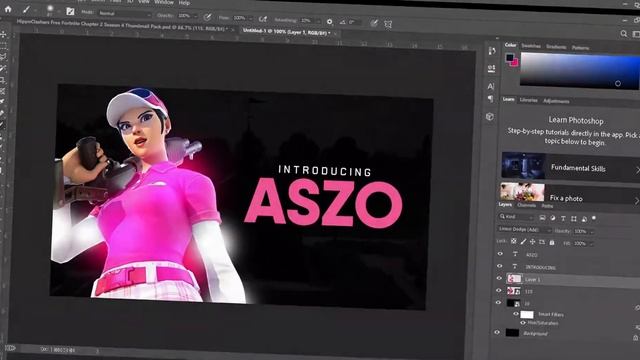 Make an epic eSports thumbnail on Photoshop - смотреть онлайн