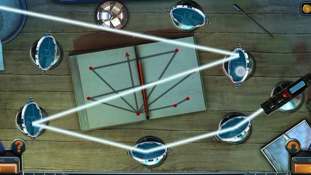 How to laser flashlight on mirror in New York mysteries 3: The lantern of souls. смотреть онлайн