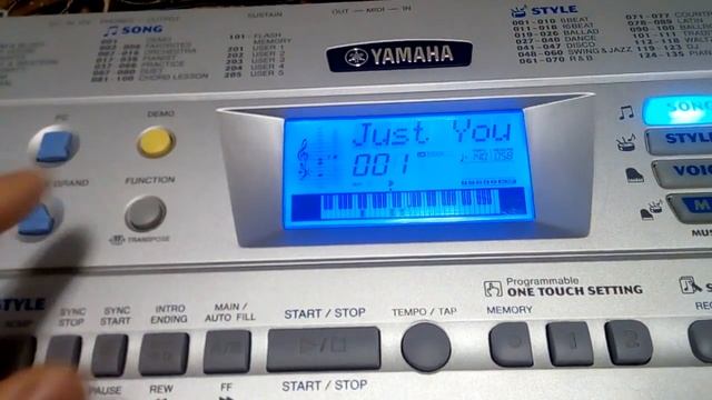 Синтезатор Yamaha PSR-290 смотреть онлайн