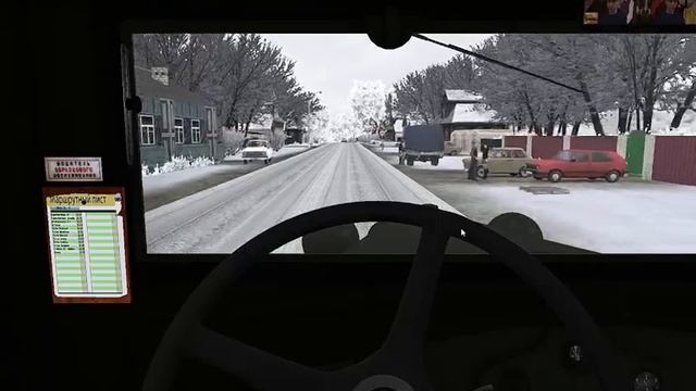 OMSI 2. ГАЗ 0330. Русская Глубинка. Маршрут 2 смотреть онлайн