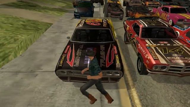 GTA San Andreas MP Mod cars from games Flatout Flatout 2 and Ultimate Carnage смотреть онлайн