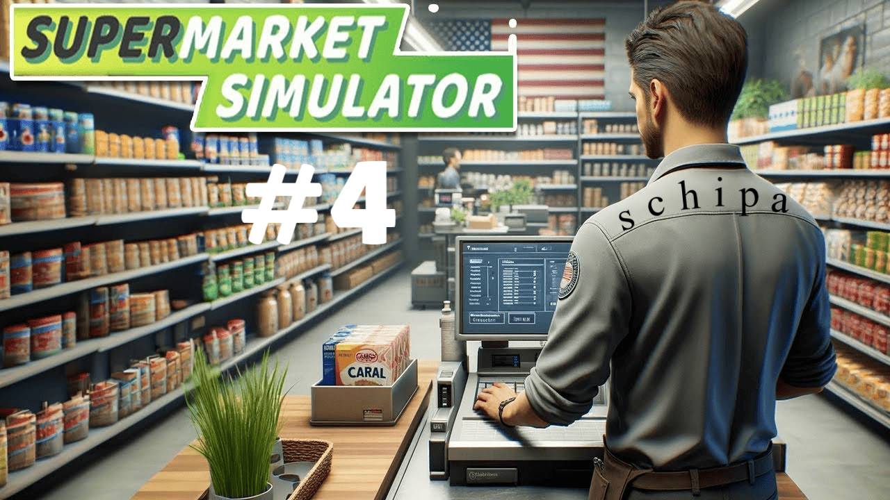 SUPERMARKET SIMULATOR #4 НАНЯЛИ КАССИРА РАЗДОЛБАЯ смотреть онлайн