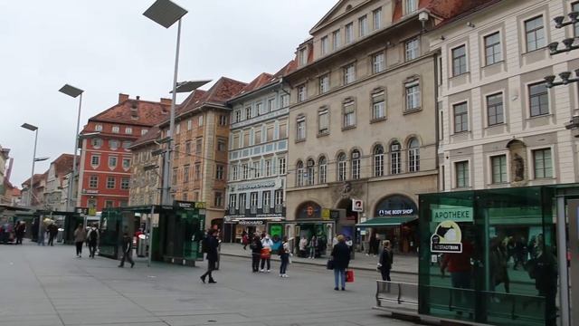 Маленькая прогулка по центру Граца смотреть онлайн