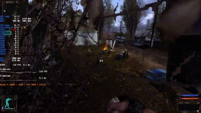 S.T.A.L.K.E.R.: Тень Чернобыля/Ryzen 1600x 3800/RTX 2070/mem 3400 cl14 смотреть онлайн