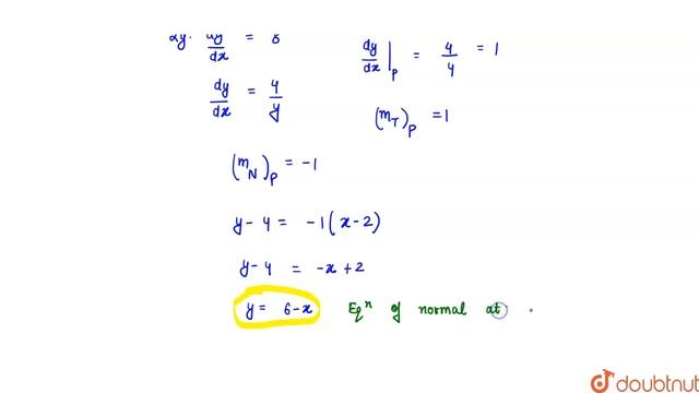 The normal to the parabola `y^(2)=8ax` at the point (2, 4) meets the parabola again at the point смотреть онлайн