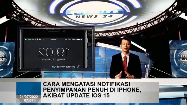 Cara menangani pemberitahuan penyimpanan penuh di iPhone, karena pembaruan iOS 15 смотреть онлайн