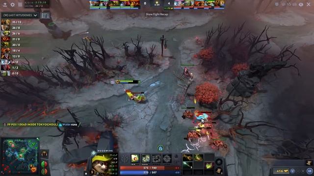 How to Hoodwink safelane vs Timbersaw (feat. Topson) | First 10 minutes смотреть онлайн