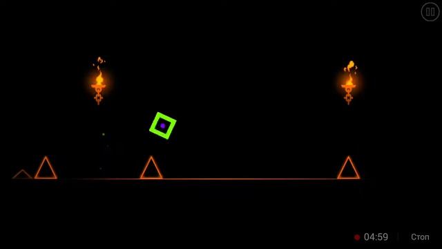 Играю в игру геометрия даш. смотреть онлайн