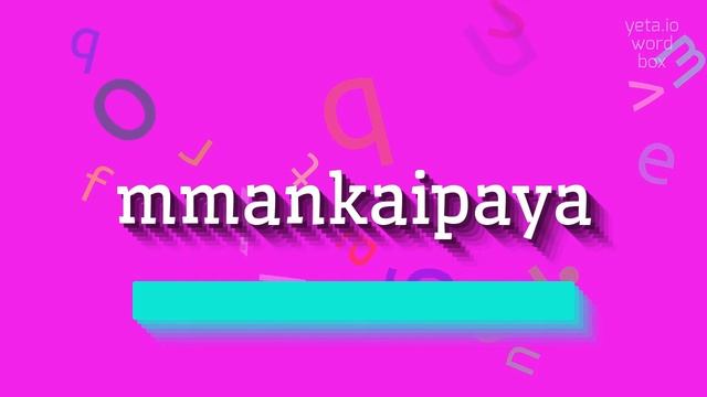 HOW TO SAY MMANKAIPAYA? #mmankaipaya смотреть онлайн