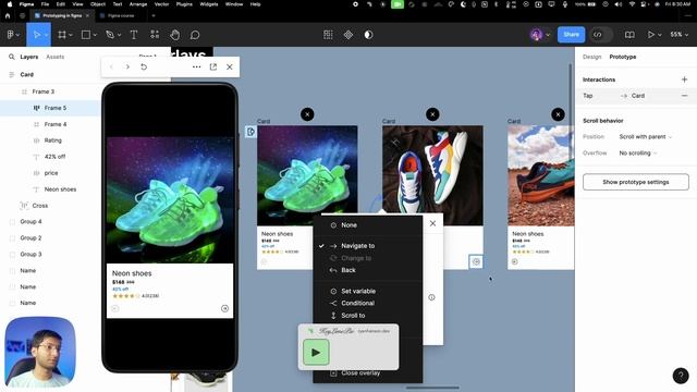 Ep 7/7 • Prototyping in Figma • A Beginner to advance level prototyping in Figma смотреть онлайн