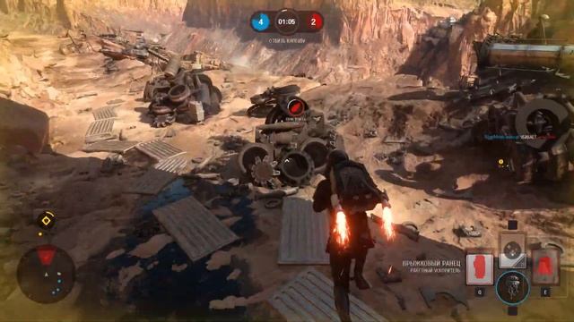Star Wars Battlefront Убежище джав,Зона выброски.(PC/Ultra/60fps) смотреть онлайн