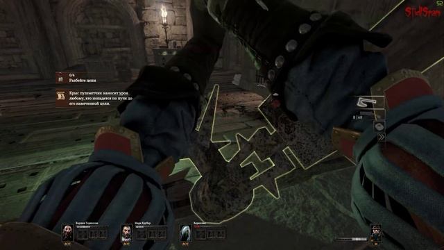 WarHammer Vermintide прохождение - часть 7 К Крепостному валу Hard (1440p 2k ultra) без комментарие смотреть онлайн