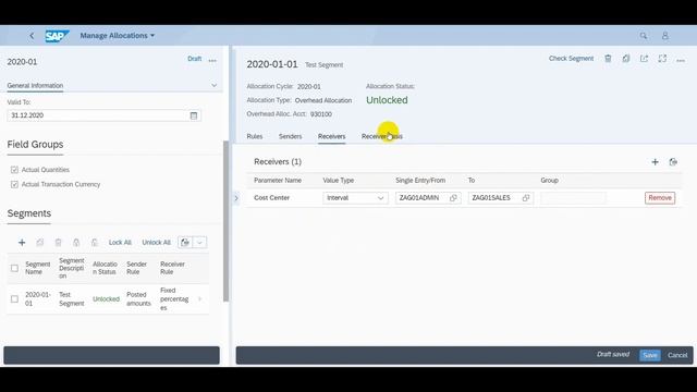 Universal Allocations in SAP S/4 HANA 1909 (LIVE DEMO in SAP FIORI) смотреть онлайн
