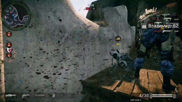 WARFACE : Играем с AMP DSR-1 на карте ЧЁРНОЕ ЗОЛОТО смотреть онлайн