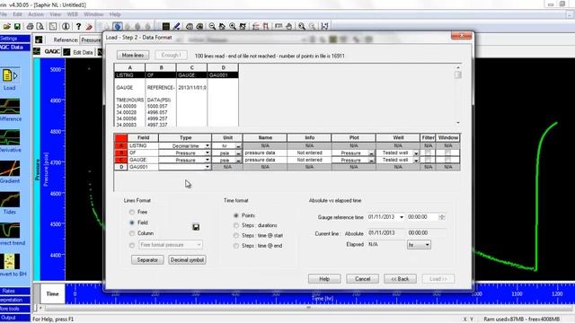 Create A Well Test File Using Kappa Saphir