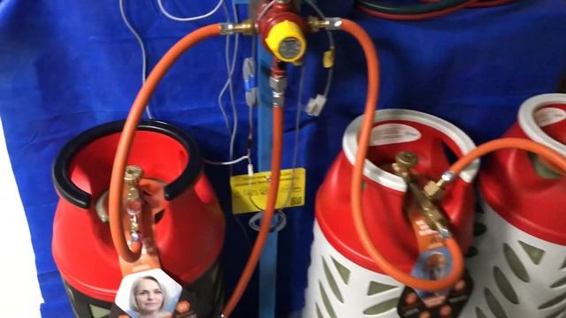 Опалення від балонів, отопление газ LPG
