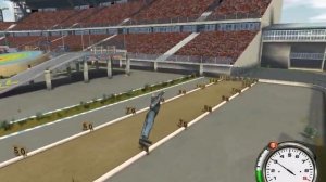 Прохождение Flatout Каскадёрские трюки Прыжок в длину