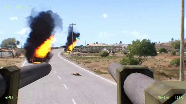7 Minutes Ago! Russian Laser Tank Successfully Downed Ukrainian President's Plane in Kyiv - ARMA 3 смотреть онлайн