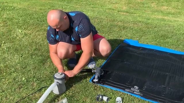 JAK PODGRZAĆ WODĘ W BASENIE - zakładamy maty grzewcze solarne INTEX смотреть онлайн