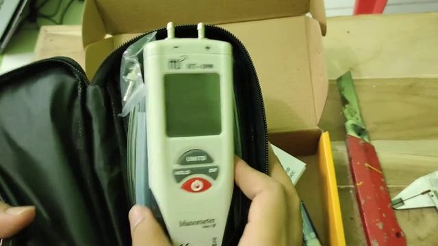 UNBOXING Digital Manometer Air Pressure Meter Alat Ukur Tekanan Udara HT1890 Low Pressure смотреть онлайн
