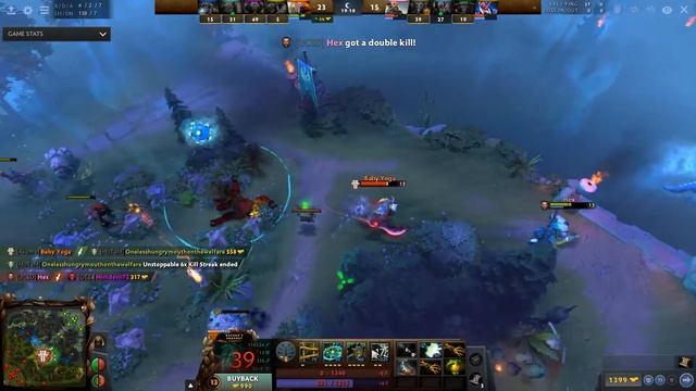 DOTA2|NATURE'S PROPHET|BUILD CARRY RAMPAGE 20 KILL 7.27A смотреть онлайн