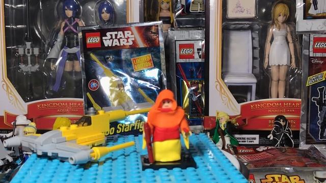 LEGO Star Wars: The Phantom Menace Padmé Amidala + Naboo Starfighter & Prototype смотреть онлайн