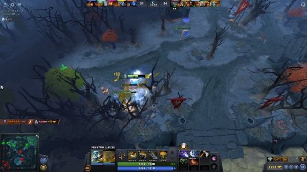 Dota2, phantom lancer #1 15/15/18