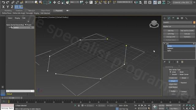 Attach and connect lines in 3ds max смотреть онлайн