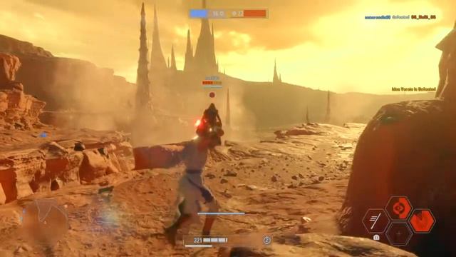 STAR WARS™ Battlefront™ II, funny Rey clip смотреть онлайн