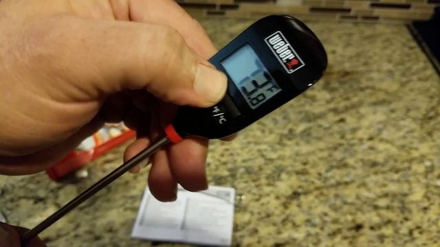 Weber Thermometer Instant Read(6750) Unboxing and Demo смотреть онлайн