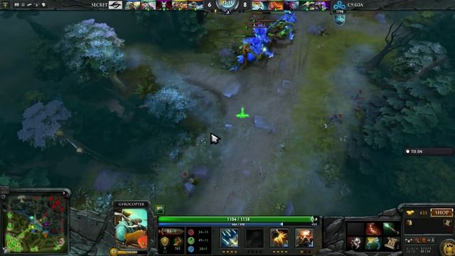 Arteezy (Gyrocopter) - TEAM SECRET vs. CLOUD9 G2A @ The International 2015 смотреть онлайн