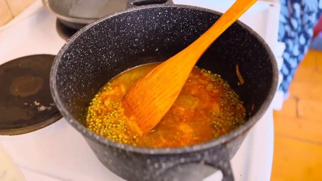 Ет жоқ кезде жасайтын дәмді тағам. Маш көже.