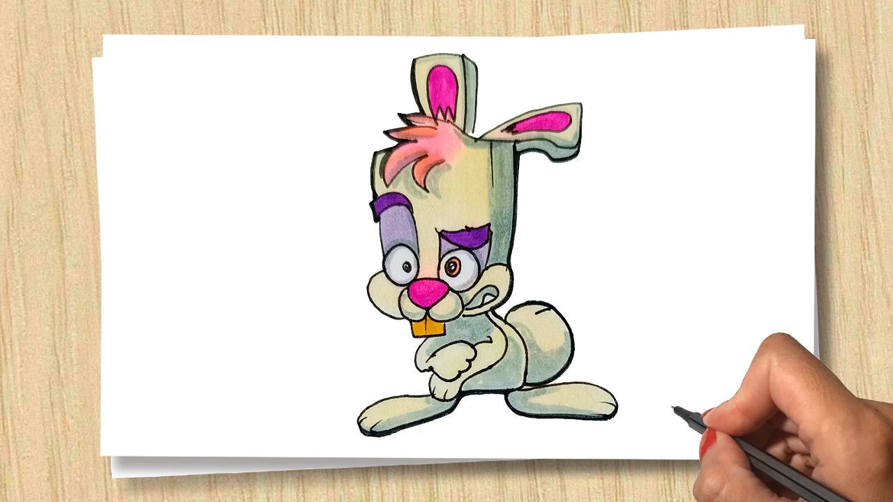 Как нарисовать Крольчиху Скиппи из игры Zooba _ Рисуем компьютерного персонажа (1) смотреть онлайн