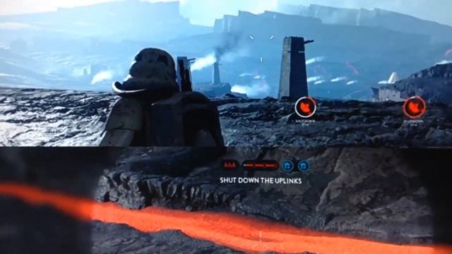 Star Wars Battlefront getting on top of sullust map glitch! смотреть онлайн