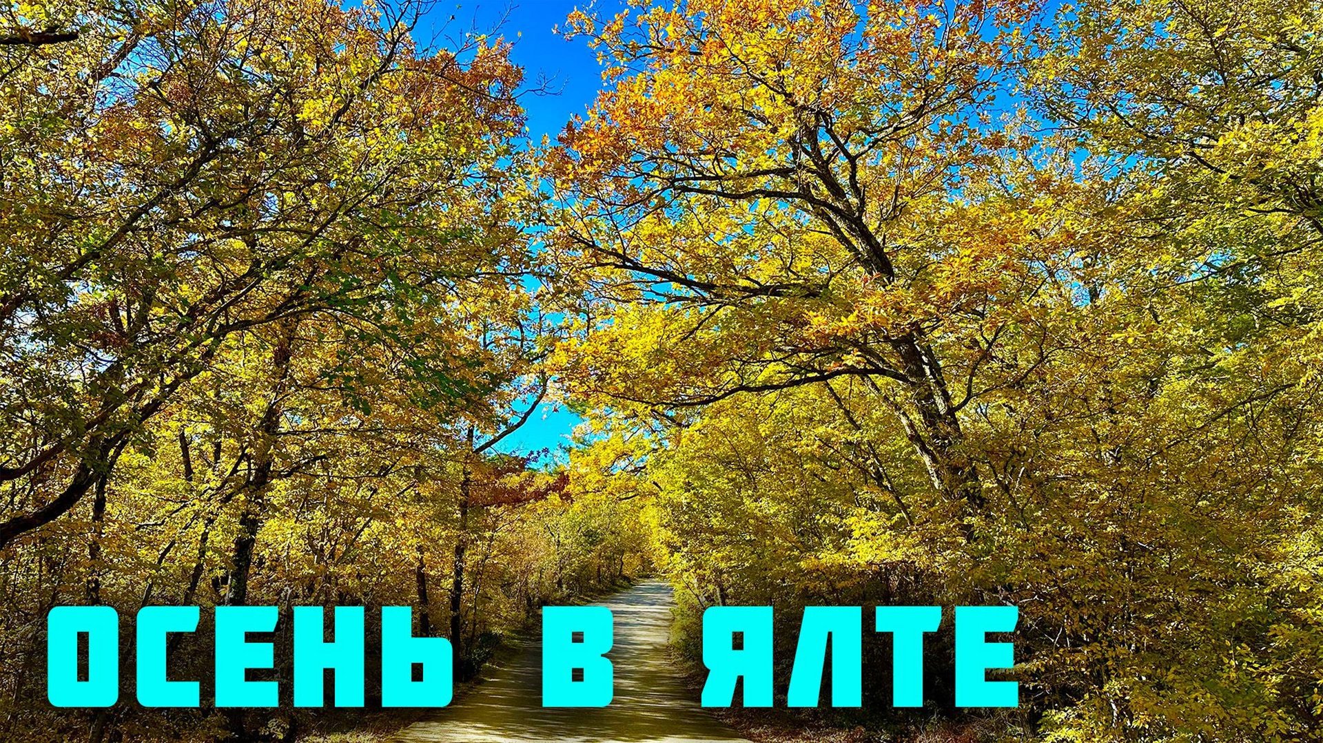 КРЫМ. Ищем осень в Ялте. Верхнемогабинское озеро, Массандровский пляж закрыли на ремонт. Море. смотреть онлайн