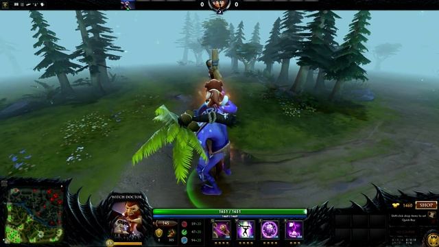 Dota 2 : Witch Doctor's Immortal Monkey смотреть онлайн