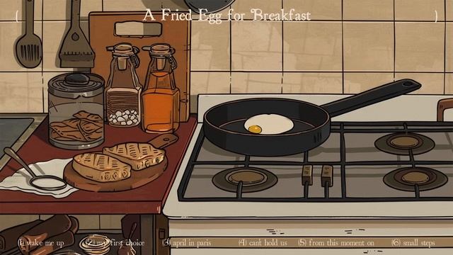 A fried egg for breakfast 🍳 MORNING JAZZ music смотреть онлайн