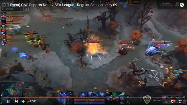 ONE ESPORTS Dota 2 Sea League (T1 vs Geek Fam) Group Stage Game 1 смотреть онлайн