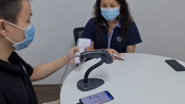 EzyRegister - Bluetooth Thermometer Quick Scan смотреть онлайн