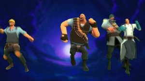 The TF2 Mercenaries sing I'm BLU (da ba dee)