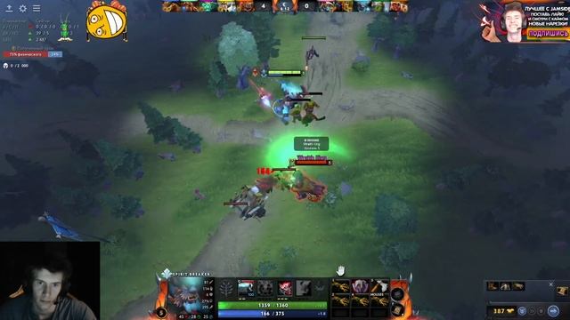 ДЖАМСАЙД ВСТРЕТИЛ ФОРТНАЙТЕРА В ДОТА 2?! 7SSK7 / JAMSIDE НА SPIRIT BREAKER / ЛУЧШЕЕ С JAMSIDE DOTA смотреть онлайн
