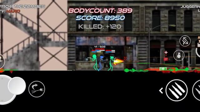 (Most Watched)Escape the zombies from Stick Warfare Blood Strike