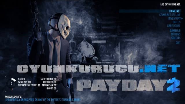 Payday 2 Menu Music смотреть онлайн
