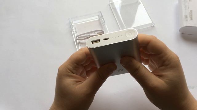 Посылка из Китая: PowerBank Xiaomi 10400 mAh (не оригинал) смотреть онлайн