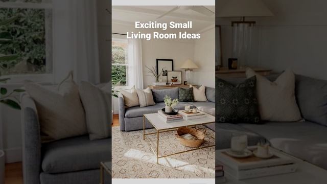 Exciting Small Living Room Ideas #homedecoration #housedesign